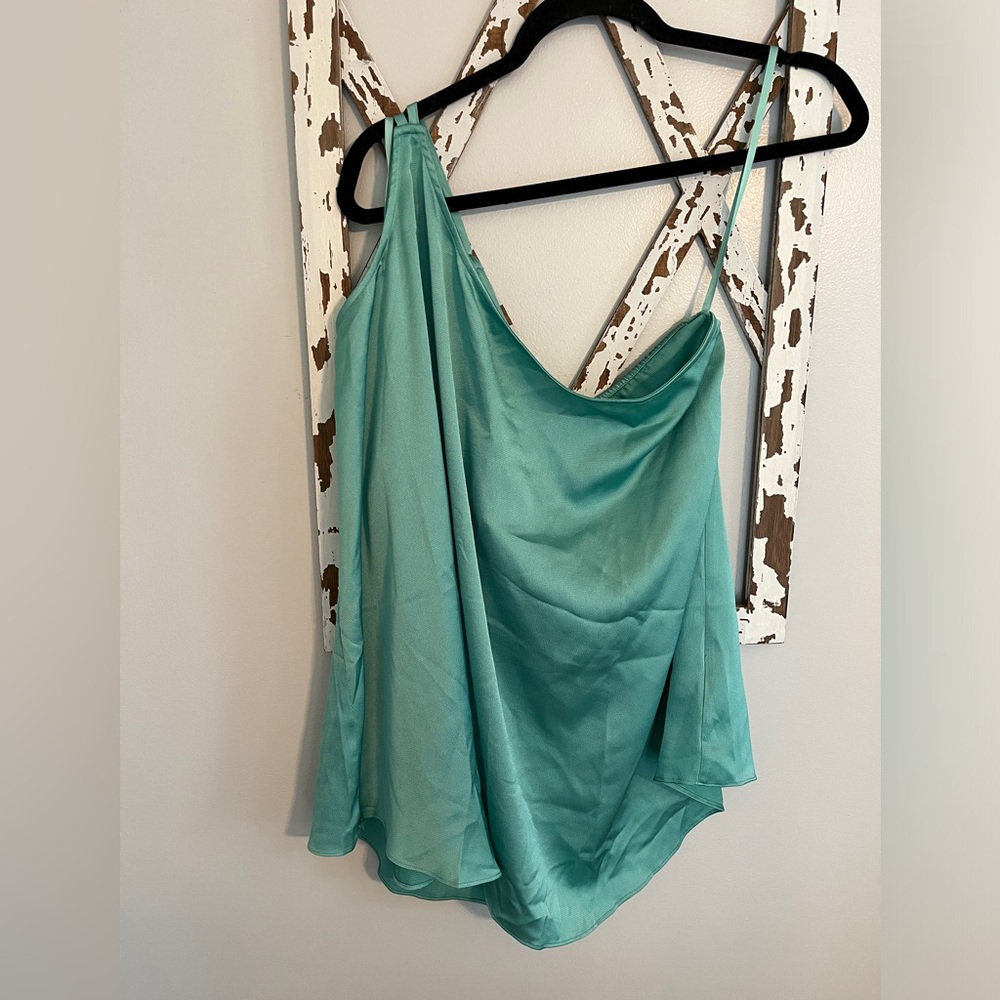 Torrid Satin One Shoulder Strappy Tank‎ Top NWT Torrid Size 1